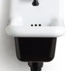 Fristående badrumstvättställ i vit och färgad keramik 26 cm - Jordanien Viadurini