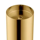 Fristående designtvättställ i rostfritt stål i olika ytbehandlingar - Jasmine Viadurini