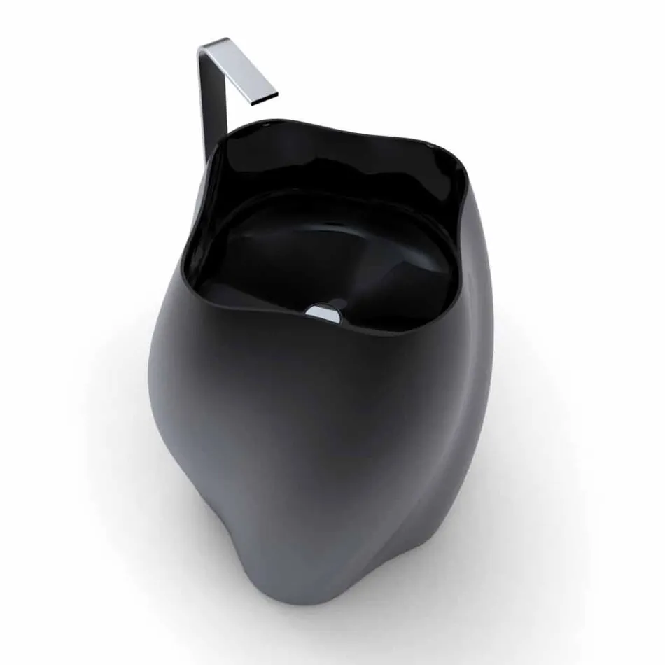 Modernt design frittstående handfat Blomma gjord i Italien Viadurini