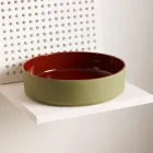 Tvättställ i porslinsstengods av olika finish Made in Italy - Kuvert Viadurini