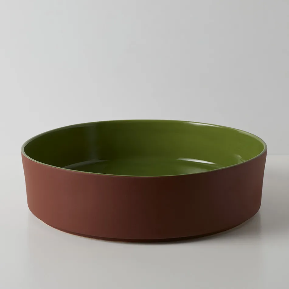 Tvättställ i porslin i stengods i olika ytbehandlingar Made in Italy - Kuvert Viadurini