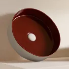 Tvättställ i porslin i stengods i olika ytbehandlingar Made in Italy - Kuvert Viadurini