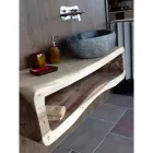 Handgjorda bänkskivor i Pietra di Fiume - Aurea Viadurini