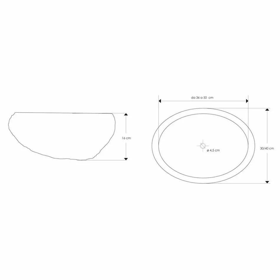 Handgjorda bänkskivor i Pietra di Fiume - Aurea Viadurini