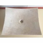 Handfat i natursten av Kärlekvit design, unikt stycke Viadurini