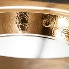 Inbyggt handfat i Fire Clay med band i olika utföranden Made in Italy - Erioli Viadurini