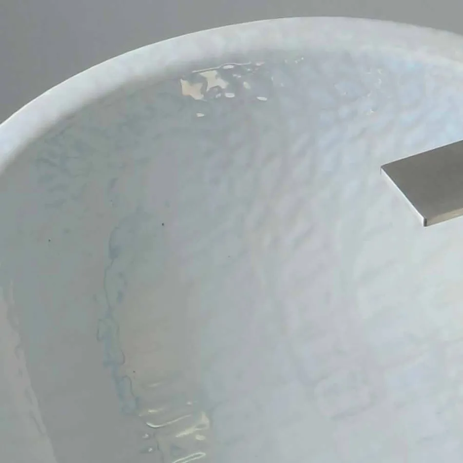 Modernt design pärlemorska handfat gjord i Italien Glansigt Viadurini