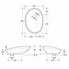 Modernt design pärlemorska handfat gjord i Italien Glansigt Viadurini