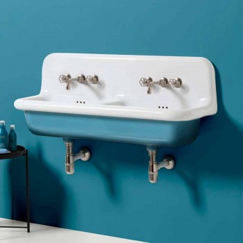 Modernt design keramiskt dubbelväggsbadkar med handfat Jack