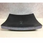 Svart badrum handfat i natursten Kärlek, unikt stycke Viadurini