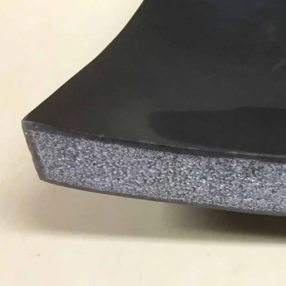 Svart badrum handfat i natursten Kärlek, unikt stycke Viadurini