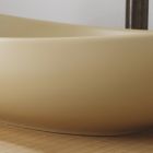 Oval bänkskiva i glänsande keramik tillverkad i Italien - tröja Viadurini