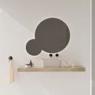 Tvättställ tillverkat av keramik Finns i olika färger Made in Italy - Korg Viadurini