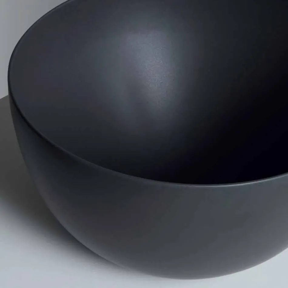 Round handfat i vitt keramik eller färgat Star Round50 Viadurini