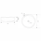 Modern bänkskiva i naturligt polerat naturligt teak - Zino Viadurini