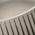 Runt tvättställ av cement och harts - Ibisco Viadurini