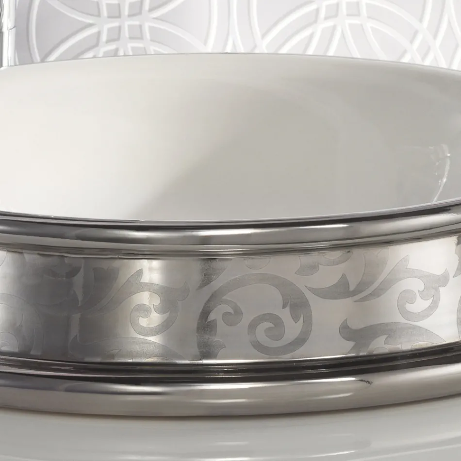 Halvt infällt tvättställ i olika utföranden i Fire Clay Made in Italy - Erasmo Viadurini