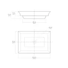 Halvförsänkt tvättställ i Fire Clay av olika ytbehandlingar tillverkade i Italien - Ultima Viadurini