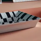 Halvförsänkt tvättställ i Fire Clay av olika ytbehandlingar tillverkade i Italien - Ultima Viadurini