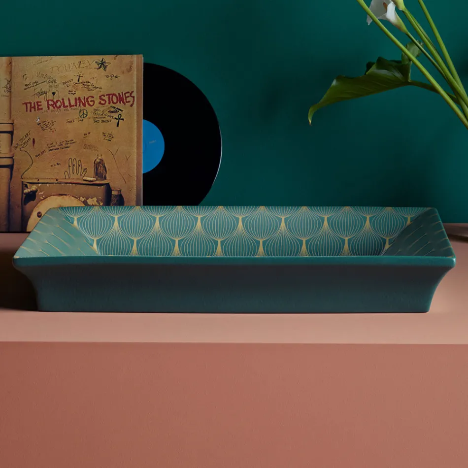 Halvförsänkt tvättställ i Fire Clay av olika ytbehandlingar tillverkade i Italien - Ultima Viadurini