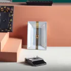 Halvförsänkt tvättställ i Fire Clay av olika ytbehandlingar tillverkade i Italien - Ultima Viadurini