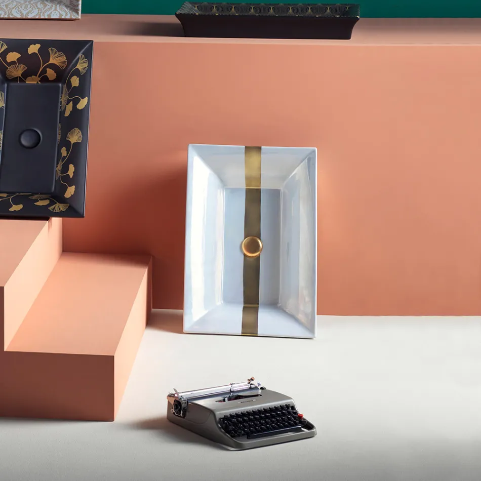 Halvförsänkt tvättställ i Fire Clay av olika ytbehandlingar tillverkade i Italien - Ultima Viadurini