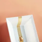 Halvförsänkt tvättställ i Fire Clay av olika ytbehandlingar tillverkade i Italien - Ultima Viadurini