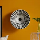 Halvinfällt tvättställ i franskt porslin av högsta kvalitet - Pausa Viadurini