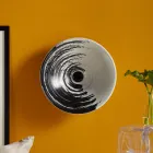 Halvinfällt tvättställ i franskt porslin av högsta kvalitet - Pausa Viadurini