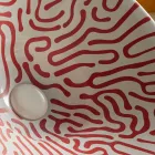 Halvinfällt tvättställ i franskt porslin av högsta kvalitet - Pausa Viadurini