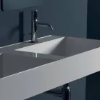 Handfat i modern design keramiska Sun 120x45 cm Made in Italy Viadurini