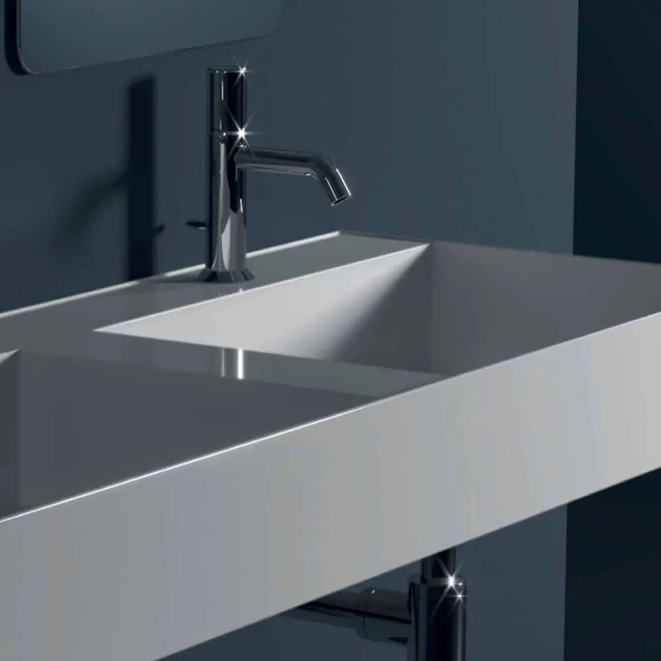 Handfat i modern design keramiska Sun 120x45 cm Made in Italy Viadurini