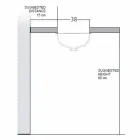 Undermount handfat i brandlera och guld handgjorda i Italien, Egeiska havet Viadurini