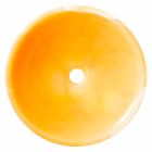 Round handfat i orange onyx Aris Viadurini