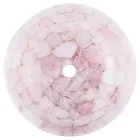 Runda handfat i rosenkvarts Paloma, handgjorda Viadurini