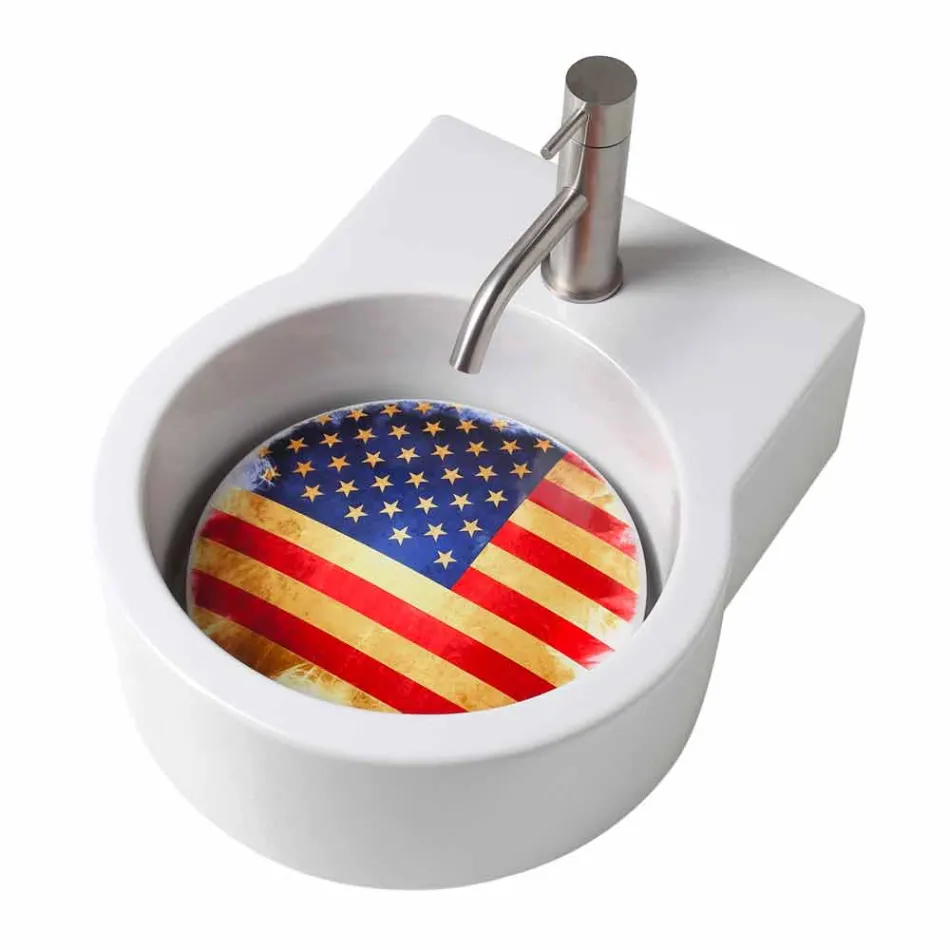 Tvättställ / upphängning av bänkskivan i Italien Tor Viadurini