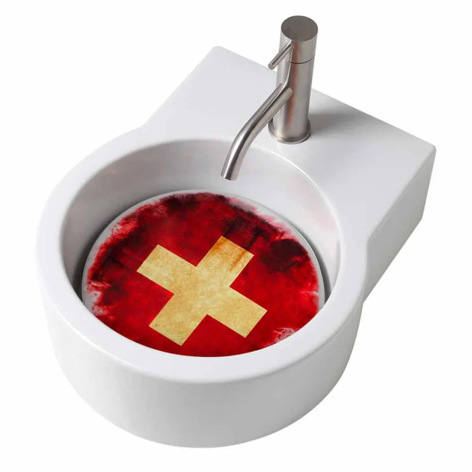 Tvättställ / upphängning av bänkskivan i Italien Tor Viadurini