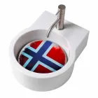 Tvättställ / upphängning av bänkskivan i Italien Tor Viadurini