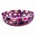 Round Agate Stone Countertop Sink - Buffalo Viadurini