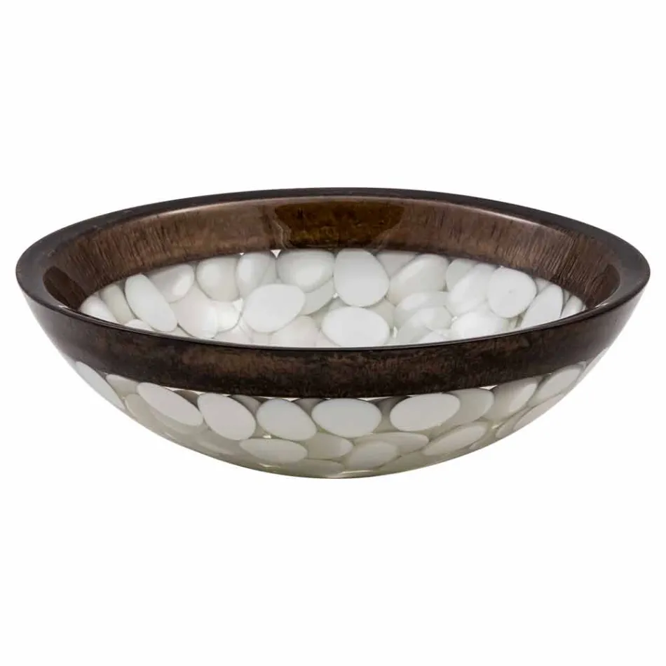 Cirkulär handfat av harts, Buguggiate Viadurini