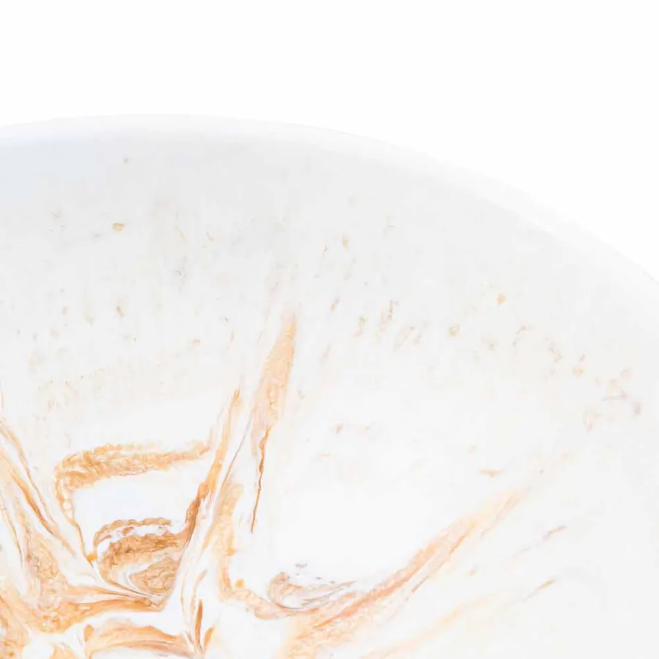 Designstativ Tvättställ i gyllene harts - Dogliola Viadurini