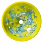 Countertop design handgjord sink i harts, Buglio Viadurini