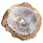 Handduksbord i handfat i agatsten, Posina Viadurini