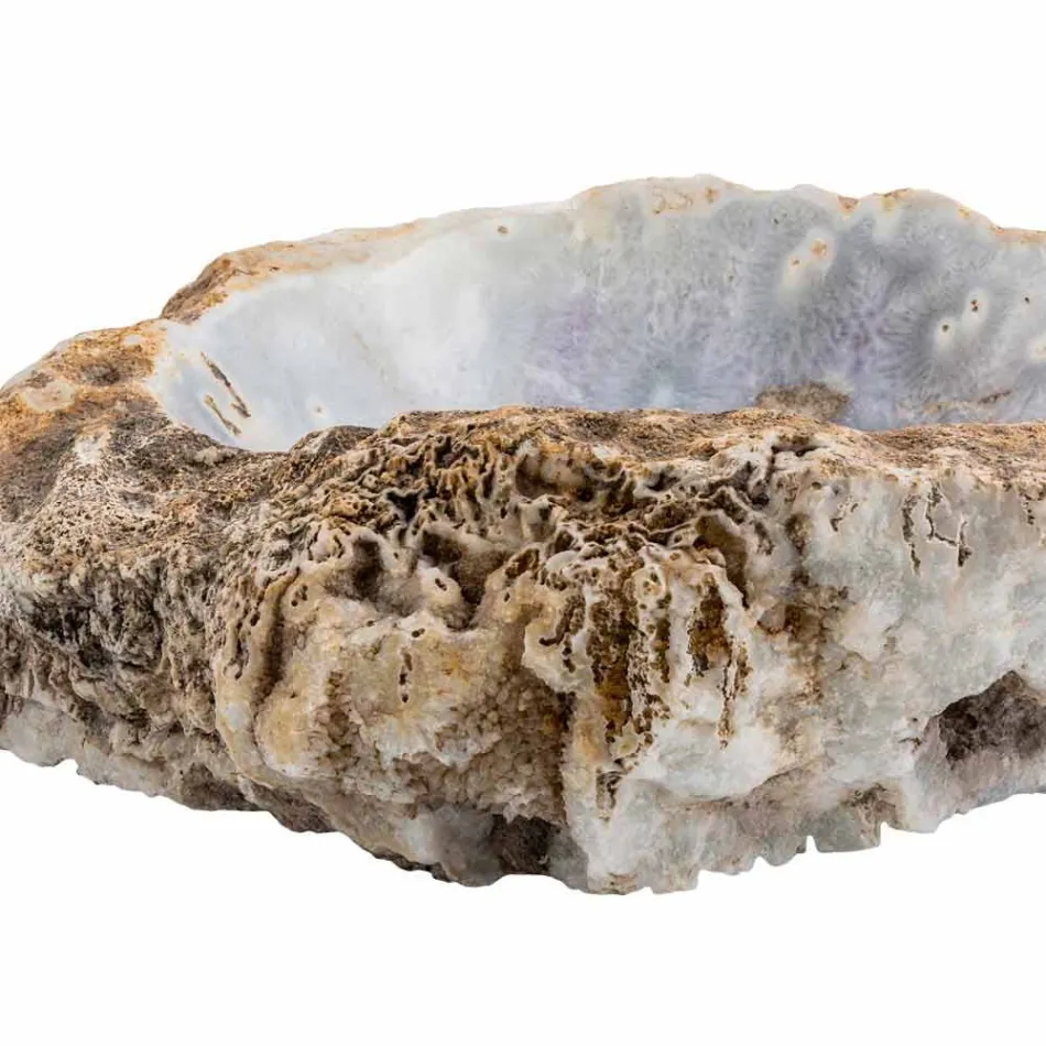 Handduksbord i handfat i agatsten, Posina Viadurini