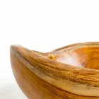 Modernt stående handfat i Vigevano naturligt teak trä Viadurini