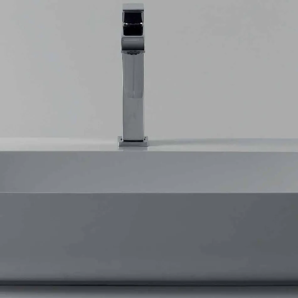 Frittstående eller upphängda keramiska handfat L 90cm tillverkat i Italien, Gais Viadurini