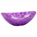Bänkskiva ovala design handfat i violett harts, Buonalbergo