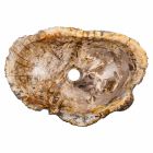 Handgjord sink i fossilt trä, Neviglie Viadurini