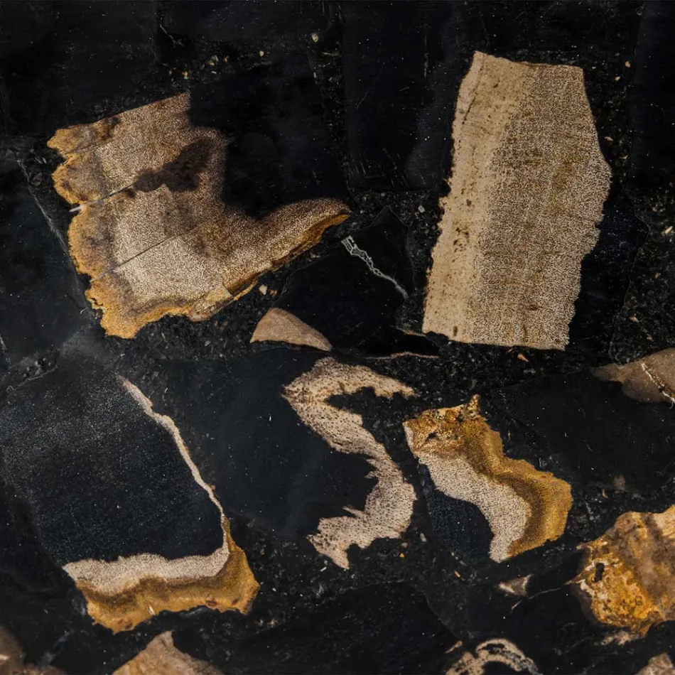 Diskbänk handgjord i flodsten, Palizzi Viadurini