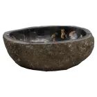 Diskbänk handgjord i flodsten, Palizzi Viadurini